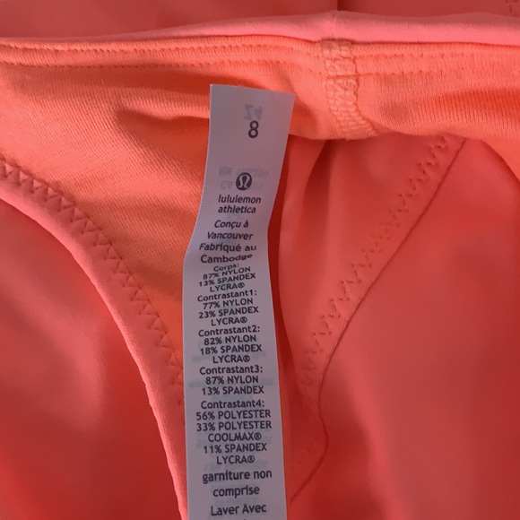 Lululemon Tank Orange/Peach Size 8 - Picture 8 of 10